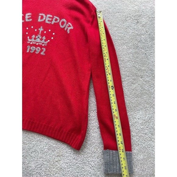 Vintage VICE DEPOR 100% Cashmere Turtleneck Sweater Size 40 M/L Red - Picture 4 of 8